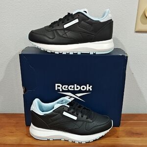 Reebok Classic Leather SP Big Kid 'Black Glass Blue'